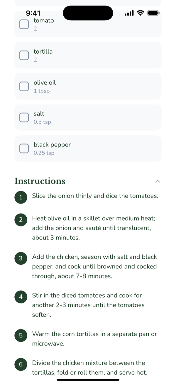 Instructions